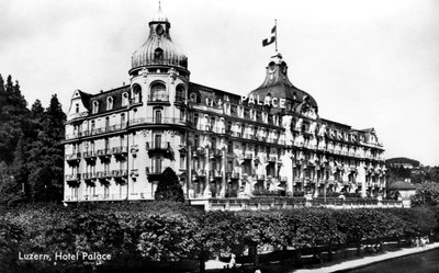 The Palace Hotel, Lucerne, Switzerland, early 20th century by Unbekannt