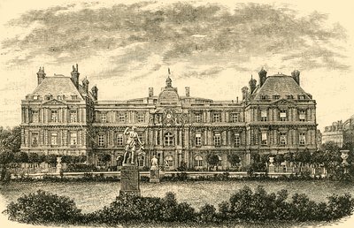 The Palais De Luxembourg, Paris, 1890 by Unbekannt