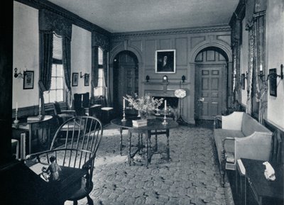 The Parlour of the Raleigh Tavern by Unbekannt