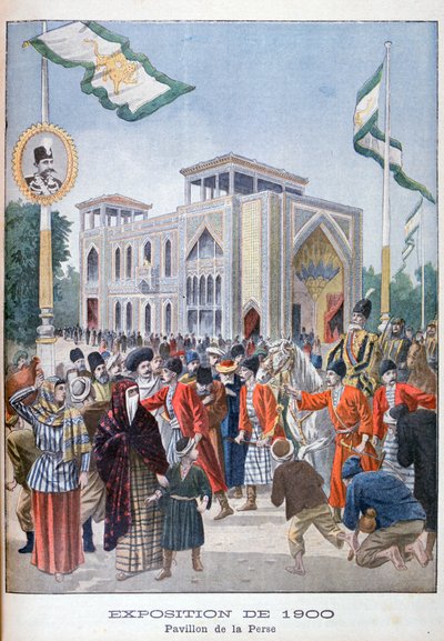 The Persian pavilion at the Universal Exhibition of 1900, Paris, 1900 by Unbekannt