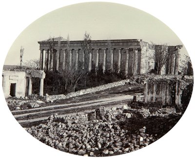 The Peter and Paul Cathedral in Sevastopol after the Crimean War, Crimea by Unbekannt