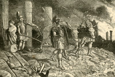 The Plough Driven Over the Site of Carthage, 1890 by Unbekannt