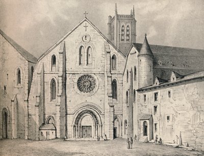 The Portal of the Abbey of St Genevieve by Unbekannt