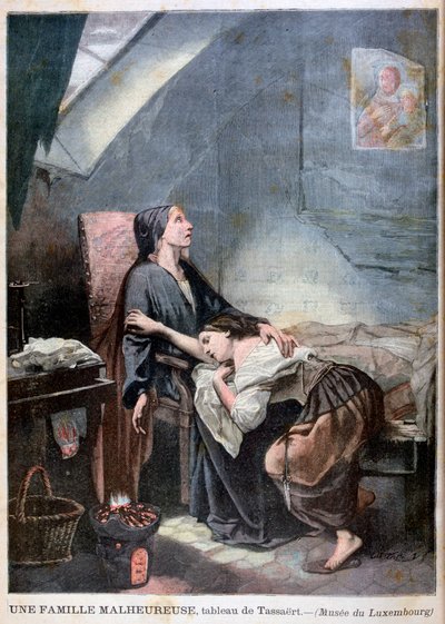 The Poverty-Stricken Family, or The Suicide by Unbekannt