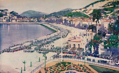 The Praia da Lapa and Praca da Gloria by Unbekannt