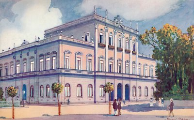 The Prefecture of the Federal District. North-Eastern Corner of the Praca da Republica, 1914 by Unbekannt