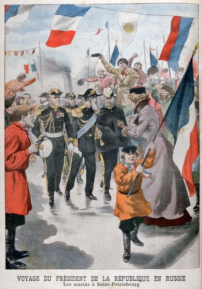 The President of the Republic of France visiting St Petersburg, Russia, 1902 by Unbekannt
