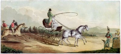 The Prince Regent Driving Mrs Q on the Road to Brighton by Unbekannt