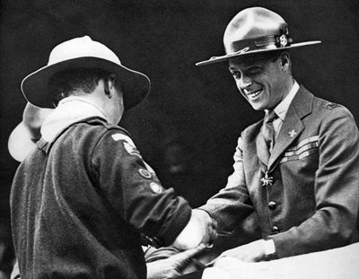 The Prince of Wales as the Chief Scout of Wales by Unbekannt