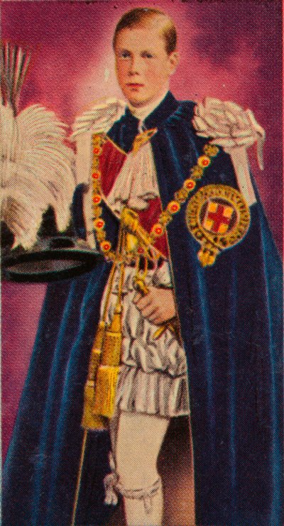 The Prince of Wales at his investiture as a Knight of the Garter, 1911 by Unbekannt