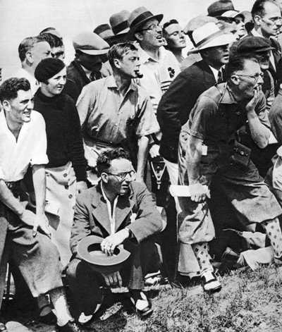 The Prince of Wales Smokes a Pipe at the Open Golf Championship, St Andrews by Unbekannt