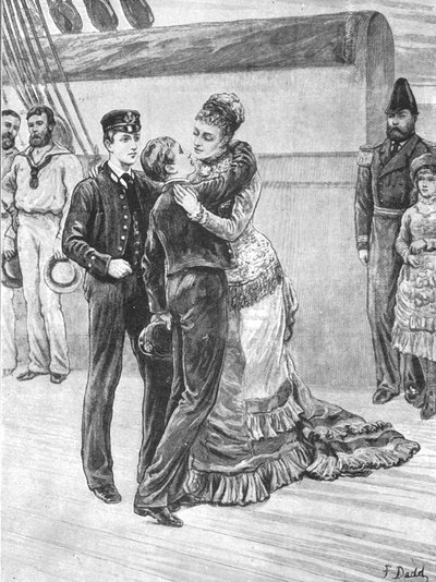 The Princess of Wales Welcoming her Sailor Sons on their Return, May 3, 1880, 1901 by Unbekannt