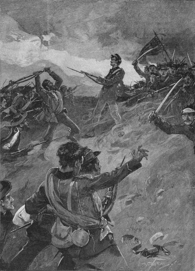 The Prize Was Hotly Contested Steel to Steel, 1896, 1902 by Unbekannt