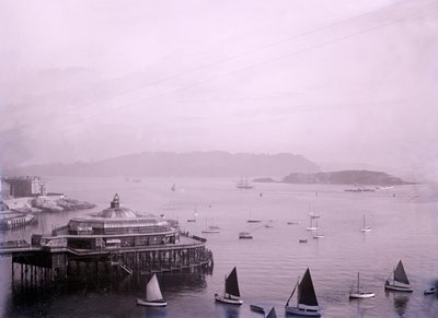 The Promenade Pier at Plymouth in Devon by Unbekannt