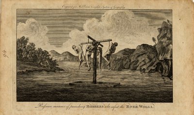 The Punishment of Russian Robbers on the River Volga by Unbekannt