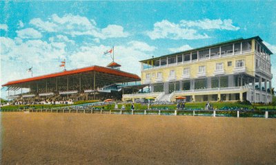 The Race Track at Oriental Park, Havana, Cuba, c. 1915 by Unbekannt