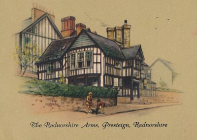 The Radnorshire Arms, Presteign, Radnorshire by Unbekannt