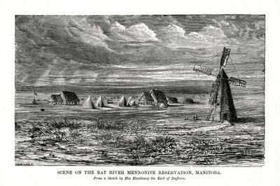 The Rat River Mennonite reservation, Manitoba, Canada by Unbekannt