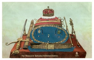 The Regalia of Scotland, Edinburgh Castle, 19th or 20th Century by Unbekannt