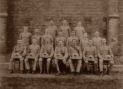 The Regimental Police of the 1st Royal Munster Fusiliers, Rangoon, Burma by Unbekannt