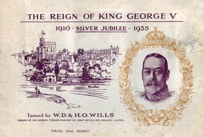 The Reign of King George V, Silver Jubilee, Cigarette Card Collectors Book, c1935 by Unbekannt
