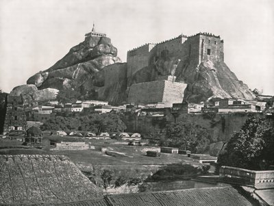 The Rock seen from the north, Trichinopoly, India, 1895 by Unbekannt