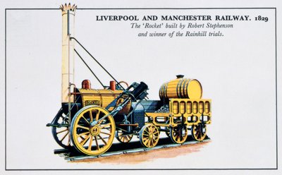 The Rocket, Liverpool and Manchester Railways by Unbekannt
