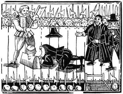 The Royal Martyrdom, from a ballad of 1648 by Unbekannt