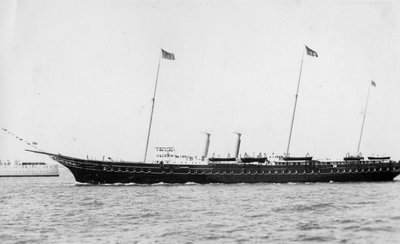 The Royal Yacht Victoria and Albert III by Unbekannt