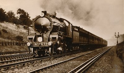 The S.R. West of England Express Passing Earlsfield, early 20th century by Unbekannt