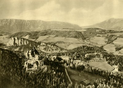 The Schneeberg and the Rax mountain range, Semmering, Lower Austria, c1935 by Unbekannt