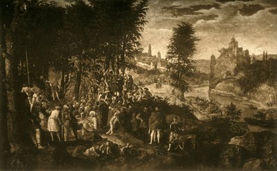 The Sermon of St. John the Baptist by Unbekannt