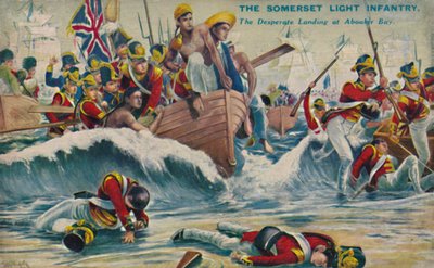 The Somerset Light Infantry. The Desperate Landing at Aboukir Bay, 1801, 1939 by Unbekannt