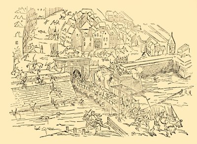 The Spaniards Capture Antwerp in Their Long Struggle with the Dutch, 1576, c1930 by Unbekannt