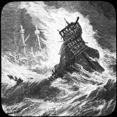 The Spanish Armada in a Tempest by Unbekannt