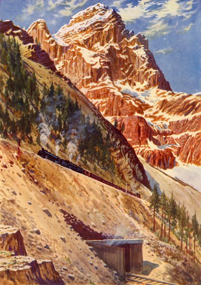 The Spiral Tunnels on the Canadian Pacific Railway, c1948 by Unbekannt