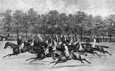 The Start for the St. Leger by Unbekannt