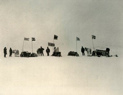 The Start from the Ice-Edge South of Hut Point by Unbekannt