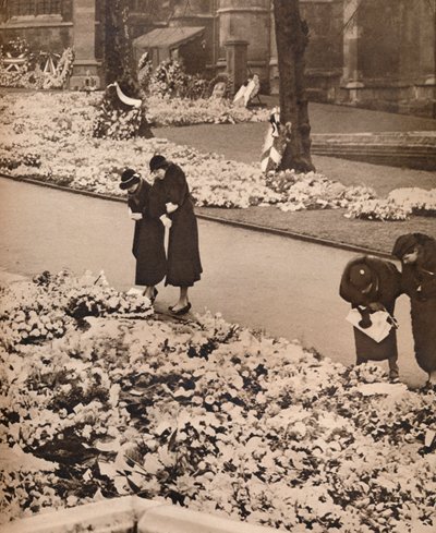 The State Funeral of King George V at Windsor: Memorial Wreaths by Unbekannt