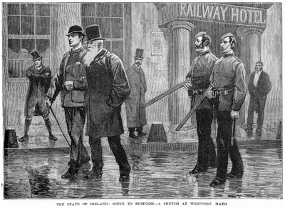 The State of Ireland: Going to Business - a Sketch at Westport, Mayo, 19th Century by Unbekannt