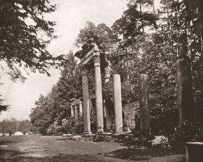 The Temple of Augustus at Virginia Water, Surrey by Unbekannt