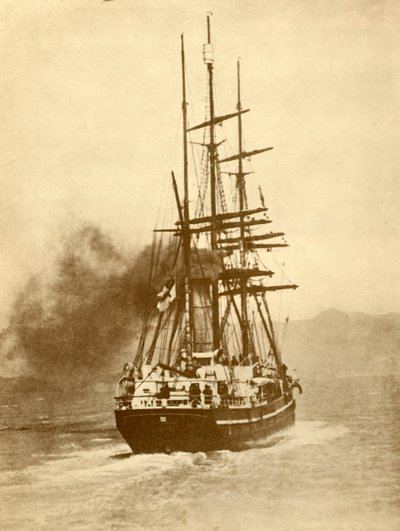 The Terra Nova, A Famous Whaler That Has Taken Part In Several British Antarctic Expeditions by Unbekannt