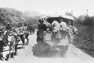 The Third Battle of the Aisne, Chemin des Dames, France by Unbekannt