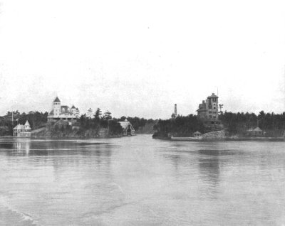 The Thousand Islands of the St Lawrence River, Canada, c1900 by Unbekannt
