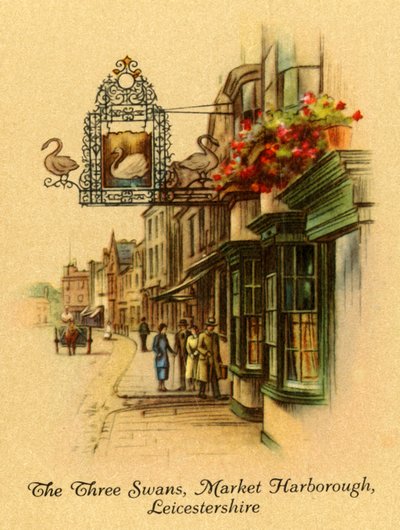 The Three Swans, Market Harborough, Leicestershire by Unbekannt