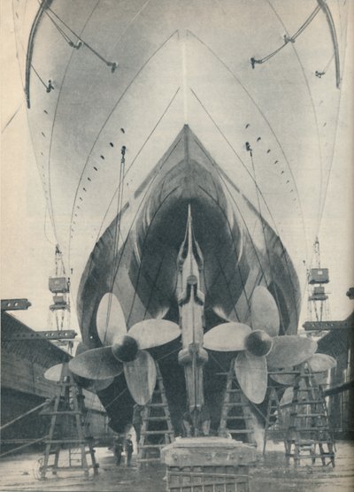 The Thrust of the Modern Liners Mighty Engines by Unbekannt