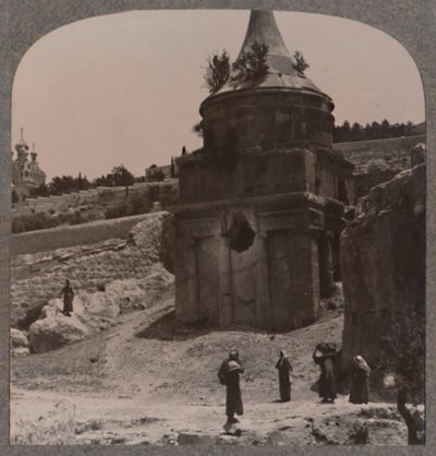 The Tomb of Absalom in the Valley of Jehosaphat, c1900 by Unbekannt