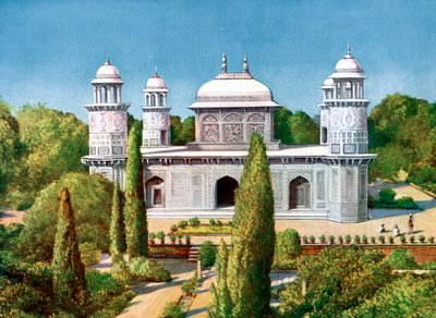 The Tomb of Itmad-ud-Dowlah, Agra, India by Unbekannt