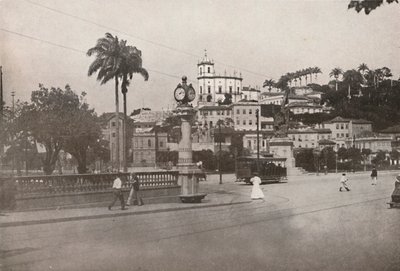 The Tram Passing the Praca da Gloria, 1914 by Unbekannt