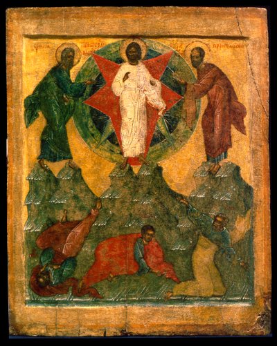 The Transfiguration of Jesus, Russian Icon by Unbekannt